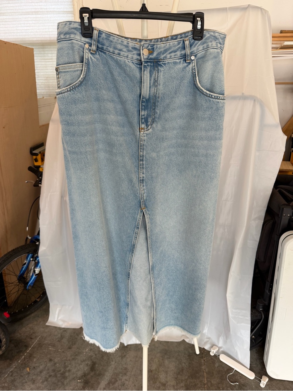 Pilcro Denim Maxi Skirt - Picture 4 of 6